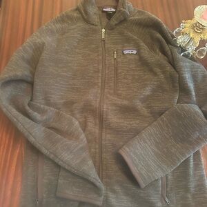 Men’s brown/olive better sweater Patagonia medium full zip